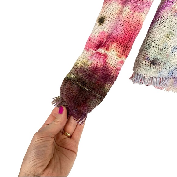 Inhabit Tie Dye Sweater Womens Size Small Pullover Shirt Upcycled Hand Dyed - Picture 5 of 9